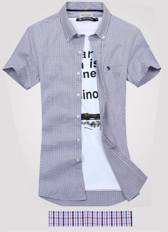 Nueva Abercrombie Fitch Hombres Algodón camiseta de verano AF6845